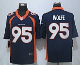 Nike Limited Denver Broncos #95 Wolfe Blue Men's Stitched Jerseys,baseball caps,new era cap wholesale,wholesale hats